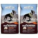 Meat Up Puppy Dry Dog Food Real Chicken , 10 kg (Buy 1 Get 1 Free), Total 20 Kg Pack