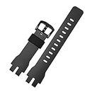 RAYYN "CASO 13" RESIN WATCH STRAP (BLACK) // COMPATIBLE WITH CASIO PRO-TREK PRG-300-1A9, PRW-3000” MODEL WATCHES ONLY