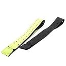 Lrtzizy 2Pcs Adjustable and Breathable Replacement Armband Soft Strap Band for Heart Rate Monitor - (Black+ Green)
