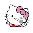 okimari-Hello Kitty Car Sticker Hitting Glass Decal Vinyl