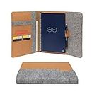 Rocketbook Smart Notebook Folio Cover - 100% Recyclable, Biodegradable Cover with Pen Holder, Magnetic Clasp & Inner Storage - Mars Sand Tan, Letter Size (8.5" x 11")