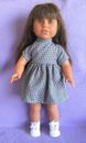 Girl doll 18" with extra clothes, shoes and pink luggage travel case