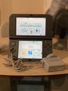 'New' Nintendo 3DS XL - Metallic Grey - Charger - Free Protective Case