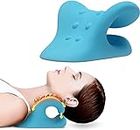 JIARKA Neck&Shoulder Relaxer Cervical Stretcher Neck Traction Device For Neck Support For Pain&Neck Hump Corrector For Women Massage Relaxer Acupressure Chiropractic Pillow Neck Stretcher(Multi)