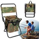 Multifunctional Folding Stool Backpack Portable Camping Hunting Fishing Chair