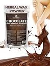 Chocolate Wax Powder SAMISHA Herbal Wax Powder For Hair Removal - Painless & Quick Solution For Hair Removal, Chocolate Wax Powder For Men & Women with No Side Effects