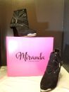 NIB Miranda Lambert Black Suede Ankle Boots Bootie Size 5.5