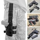 Tactical Drop Leg Pistol Holster Adjustable Thigh Gun Holster with Laser Sight