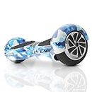 CXM R2 U UL 2272 Certified Hoverboard Self Balancing Electric Scooter 6.5 Inch for Adult and Kids with LED Light and App (Camo Blue) by GSC ELECTRONICS