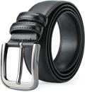 Men Belt Genuine Leather 30"-70" Waist Regular and Big & Tall Sizes Classic and 