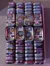 Pokemon Galar Powers Pals  Mini Tins Lot Of 80 Empty Tins + Coin and Art! Mixed