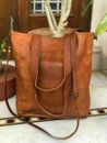 Women's Handbag Vintage Leather Tote Purse Shoulder Crossbody Shopper Casual Bag