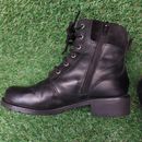 Clarks Gore-Tex Botas de Motociclista Zapatos Con Cordones Nubuck Cuero Negro Para Mujer UK 5 D