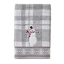SKL Home by Saturday Knight Ltd. Whistler Snowman Bath Towel, Gray