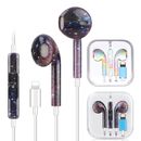 Earphones Headphones For Apple iPhone Pro/14/13/12/11/X Bluetooth Wired Earbuds