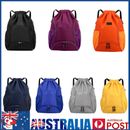 Drawstring Fitness Bag Shoe Compartment Fitness Training Bag for Outdoor Sports