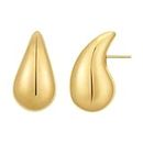 Rajputana Dupes Ohrringe Set Drop Earrings Chunky Gold Silver Earrings for Women Teardrop Tropfen Ohrringe Vergoldet für Frauen Mädchen Mode Trendy lightweight Hypoallergenic Schmuck