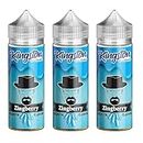 KINGSTON E LIQUIDS - ZINGBERRY 3 X 120ml Shortfill Premium Liquid 70/30 No Nicotine