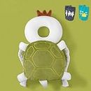 Baby Head Protector Saftey Cushion for Walking Crawling Toddlers Learning to Walk Backpack With Adjustable Strap, Socks, Turtle