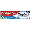Colgate Max Fresh Toothpaste with Cooling Crystals 75ml | fresh breath toothpaste | Fresh FX technology for 10X longer lasting cooling* | helps to fight cavities | keeps teeth white