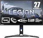 Lenovo Legion Y27qf-30 | 27" QHD Gaming Monitor | 2560x1440 | 240Hz | 400 nits | 0,5ms Reaktionszeit | HDMI | DisplayPort | AMD FreeSync Premium | schwarz
