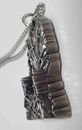 3D GAME OF THRONES Iron Throne Necklace Silver TV Series House of Dragons Old US