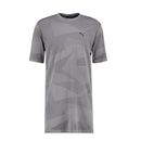 Puma Evo Knit Image Tee Graphic Grey Mens Long Style T-Shirt Top 572454 04 A6D