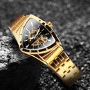 2023 Triangle Golden Skeleton Watch for Men Mechanical Automatic Watch