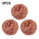 Practical Scourers 3PCS Cleaning Fast Copper Wire Dry Household Supplies