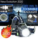 Rechargeable 100000LM Headlight Zoomable LED Headlamp CREE XML T6 Head Torch AU