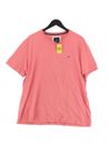 Camiseta Crew Clothing Para Hombre XXL Rosa 100% Algodón Básico