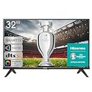 Hisense TV 32A4K - HD Smart TV de 32" con Modo Juego, Deportes IA, Sonido Dolby DTS HD, Alto Contraste, VIDAA U6, función Compartir en el televisor (2023)