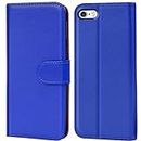 Verco iPhone 6s Hülle, Handyhülle für Apple iPhone 6 > 6s Tasche PU Leder Flip Case Brieftasche - Blau