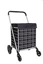 Heavy Duty Extra Large Collapsible Folding Shopping Trolley Cart Water Resistent Cover