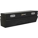 Northern Tool Chest Truck Tool Box - Aluminum, Gloss Black, Pull Handle Latches, 56in. x 20in. x 15.75in. x 18in. Model Number 36212755