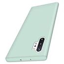 E Segoi Shockproof Designed for Samsung Galaxy Note 10 Plus Case 6.8inch Shockproof and Scratch-Resistant [2.0mm] Slim Fit Flexible Soft TPU Cover Galaxy Note10+ (Mint)