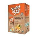 Yogabar Cashew Orange Multigrain-Energy Bars - Pack of 10, Healthy Diet Snacks with Dates, Oats and Millets, Gluten Free and High Protein Crunchy Nut Bar, Packed with Chia and Watermelon Seeds