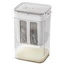 Yogurt Strainer,Reusable Whey Separator - 1100ml Yogurt Filter, Whey Separator, 304 Stainless Reusable Kitchen Gadgets for Home Borato