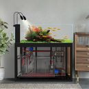 Lawrence Frames 92 Gallons Rectangle Aquarium Tank (great for large aquariums)/Glass (cost efficient & easy to clean) in Black | Wayfair