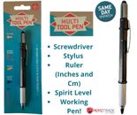 Multiwerkzeug Stift Neuheit Geschenk für Männer Jungen Geschenk einzigartiges Werkzeug zum Selbermachen Schraubendreher Kind