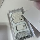 Apple iPhone 6 Original BOX  Silver 128GB with New Charger & Wired New Earbuds