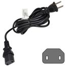 10ft AC Power Cord for Sony PlayStation PS 4 Pro Gaming Console, Mains Cable