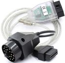 OBD Diagnostic USB Interface for Ediabas INPA K + CA BMW OBD 2 to OBD 1 20 Pin