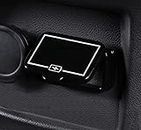 Bling Accessories - Copertura di protezione posteriore USB per porta di ricarica, adatta per Cadillac CT5 CT6 XT4 XT5 XT6 Automotive interno Refit (nero)