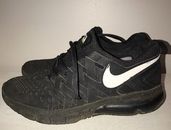 NIKE Fingertrap Air Max Amp Black Training Sneakers Running Shoes Mens Size 8 #j