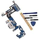 Compatible with Samsung Galaxy S8 USB Charger Port Flex Cable SM-G950U USB Charger SM-G950U USB Jack Flex Cable (with Mic Flex Cable +Tools)