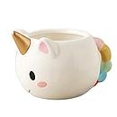 Awestuffs Ceramic Unicorn 3D Tea Coffee Mug (Unicorn with Rainbow Handle)