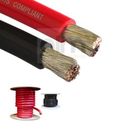 Cable de batería latado marino automotriz de 25 mm cuadrados 170 amperios - negro/rojo - todas las longitudes