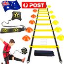 Outdoor Football 10 Cones Fitness Exercise Speed Agility Training Ladder Sport