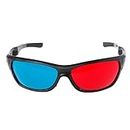 Maxtonser Universal White Frame Red Blue Anaglyph 3D Glasses for Movie Game Dvd Video TV Durable Material 3D Style Glasses,Presbyopic Lens